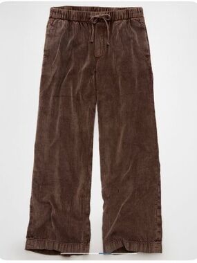 AE American eagle stretch corduroy low rise baggy pants xxs